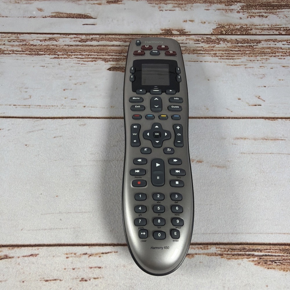 Logitech Harmony 650 - Universal Advanced Remote Control TESTED & WORKING